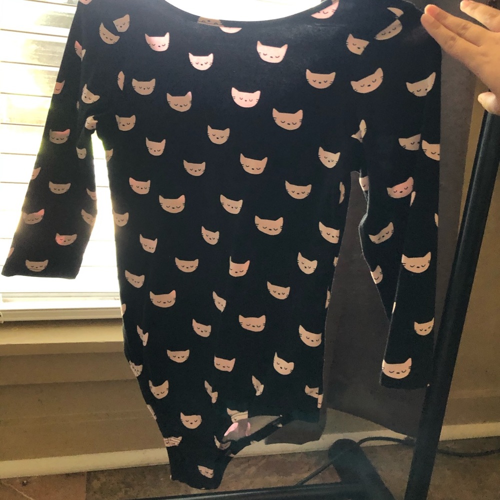 Kitten long sleeve bodysuit